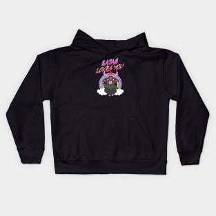 Satan Loves You - Cute Little Devil Kids Hoodie